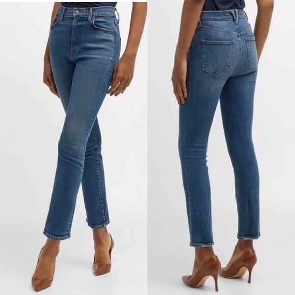 Veronica Beard Ryleigh Ankle High Rise Slim Jeans Vintage Rain Size 29 - Picture 7 of 12